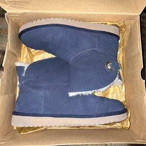 COPY - KOOLABURRA by UGG | KOOLABURRA Remley Mini Suede Pull-On Blue Boots